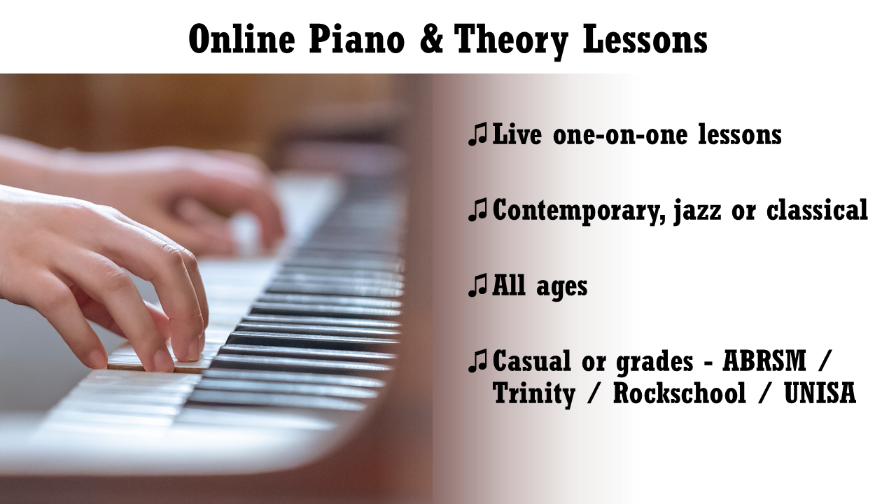 Online Piano & Theory Lessons 2026